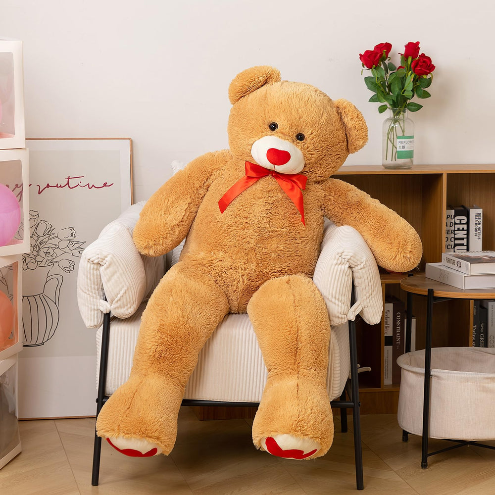 HollyHOME teddy bear red heart detail enhances gift appeal for loved ones