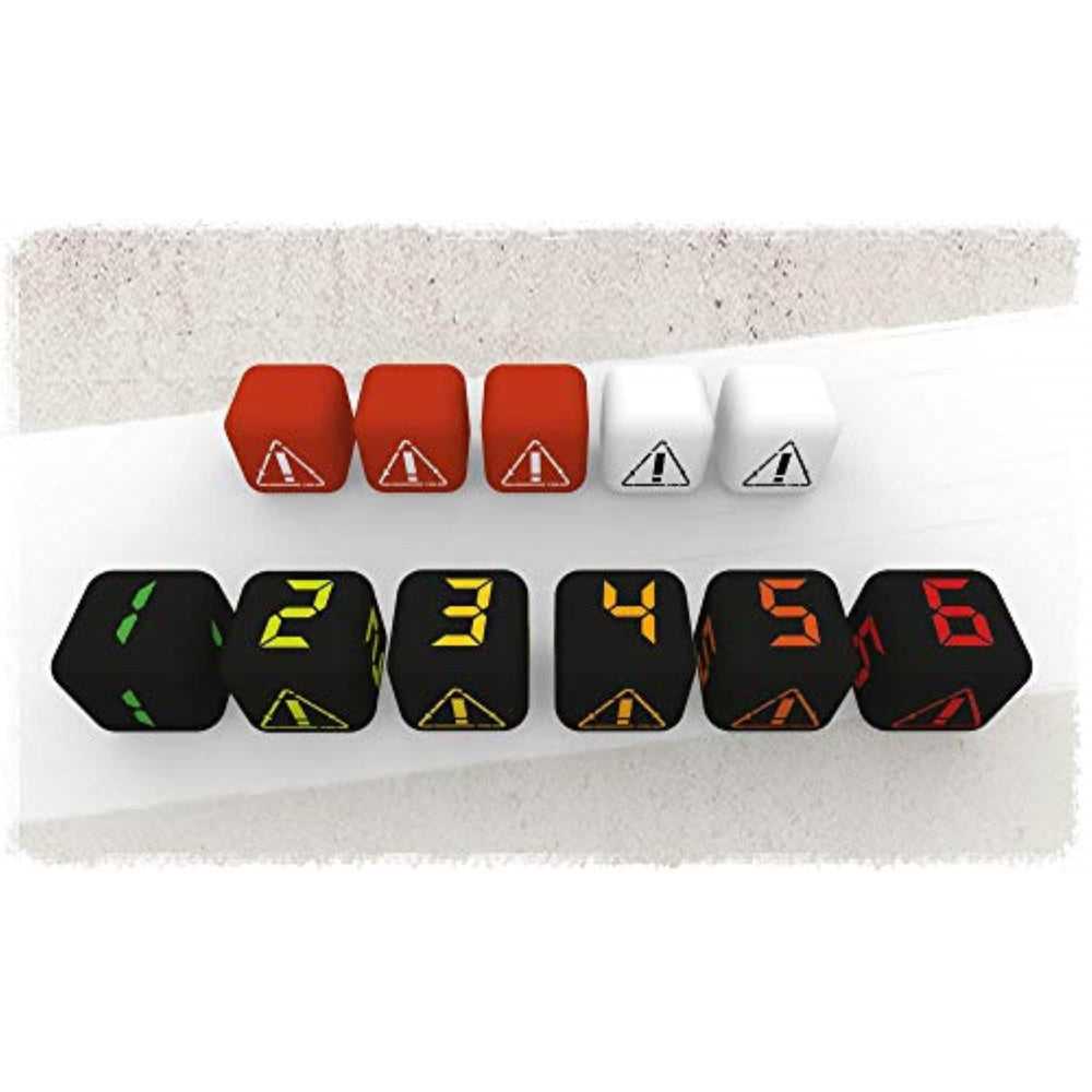Holy Grail Games Rallyman GT dashboard tokens help track speed, focus, and damage.