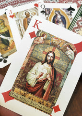 Holy Playing Cards Saints Edition Christ King cards encourage thoughtful, respectful conversations.