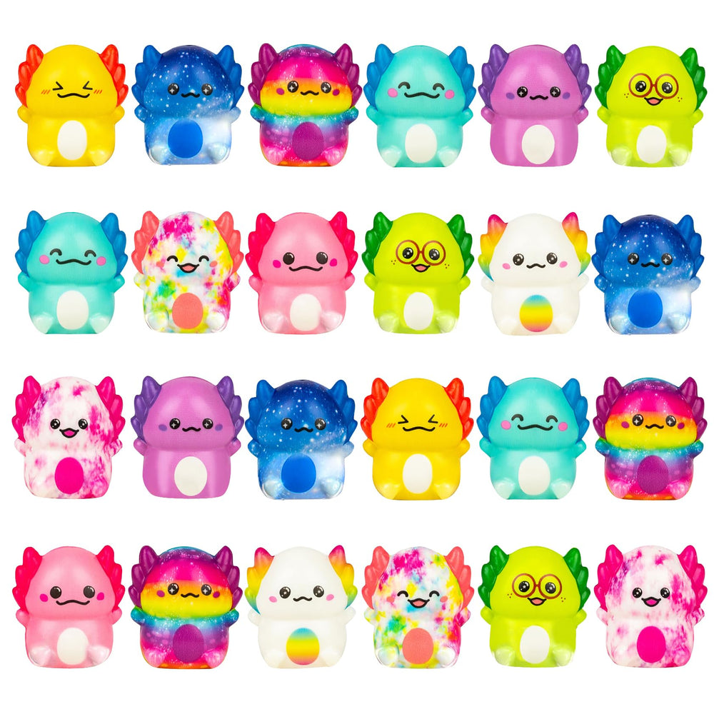Holydeck axolotl slow squishy toy closeup showcases squeeze-friendly material for stress relief