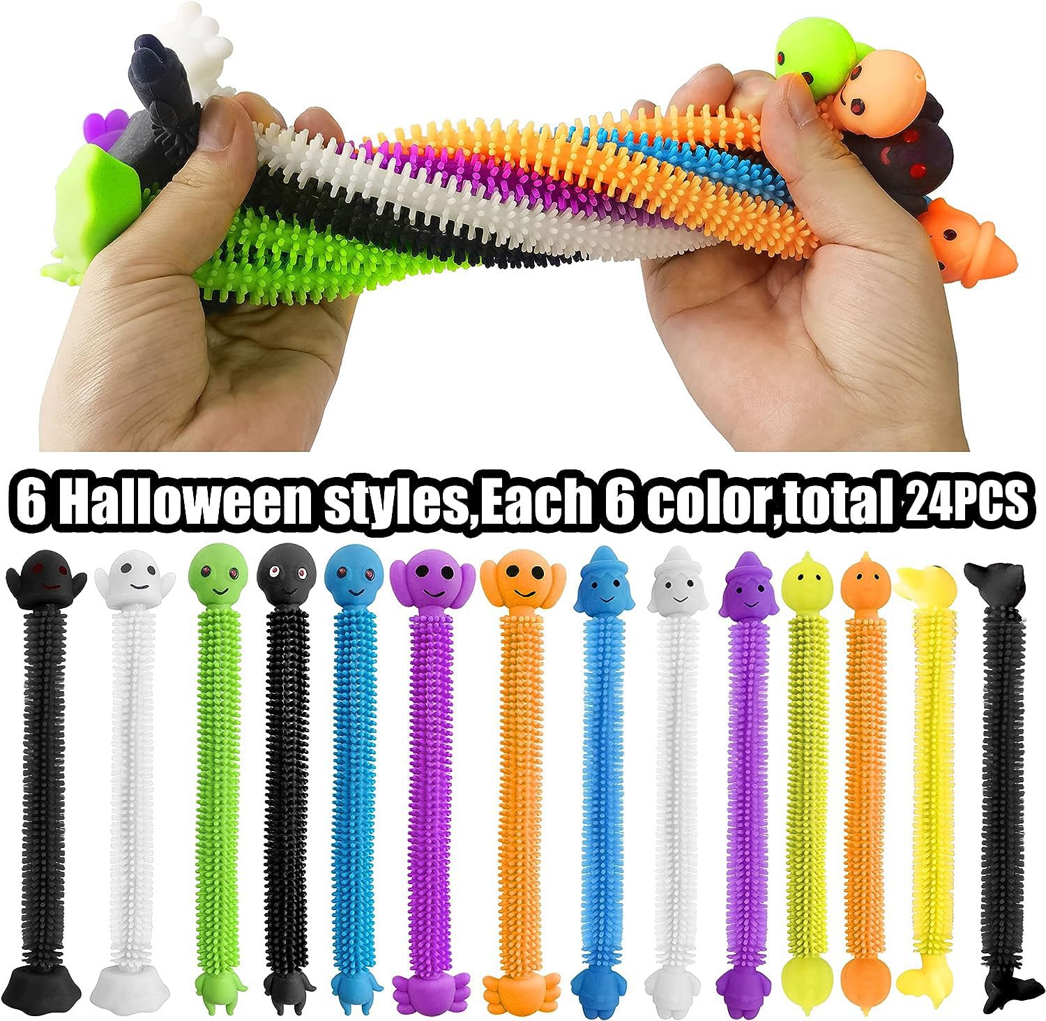 Holydeck Halloween stretchy strings bat shape ideal for trick-or-treat prizes
