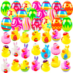 Holydeck prefilled Easter eggs with rubber ducks for bright party fun