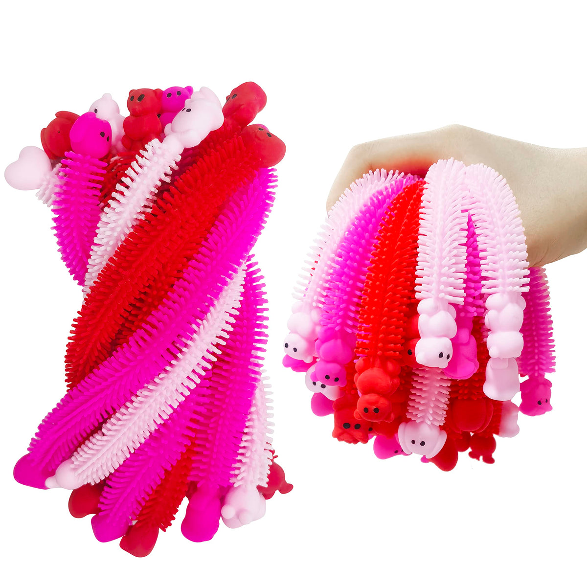 Holydeck Valentines stretchy strings 36-pack for sensory play and calming focus.
