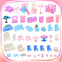 HOLYFUN dollhouse uses safe non-toxic materials for worry-free playtime.