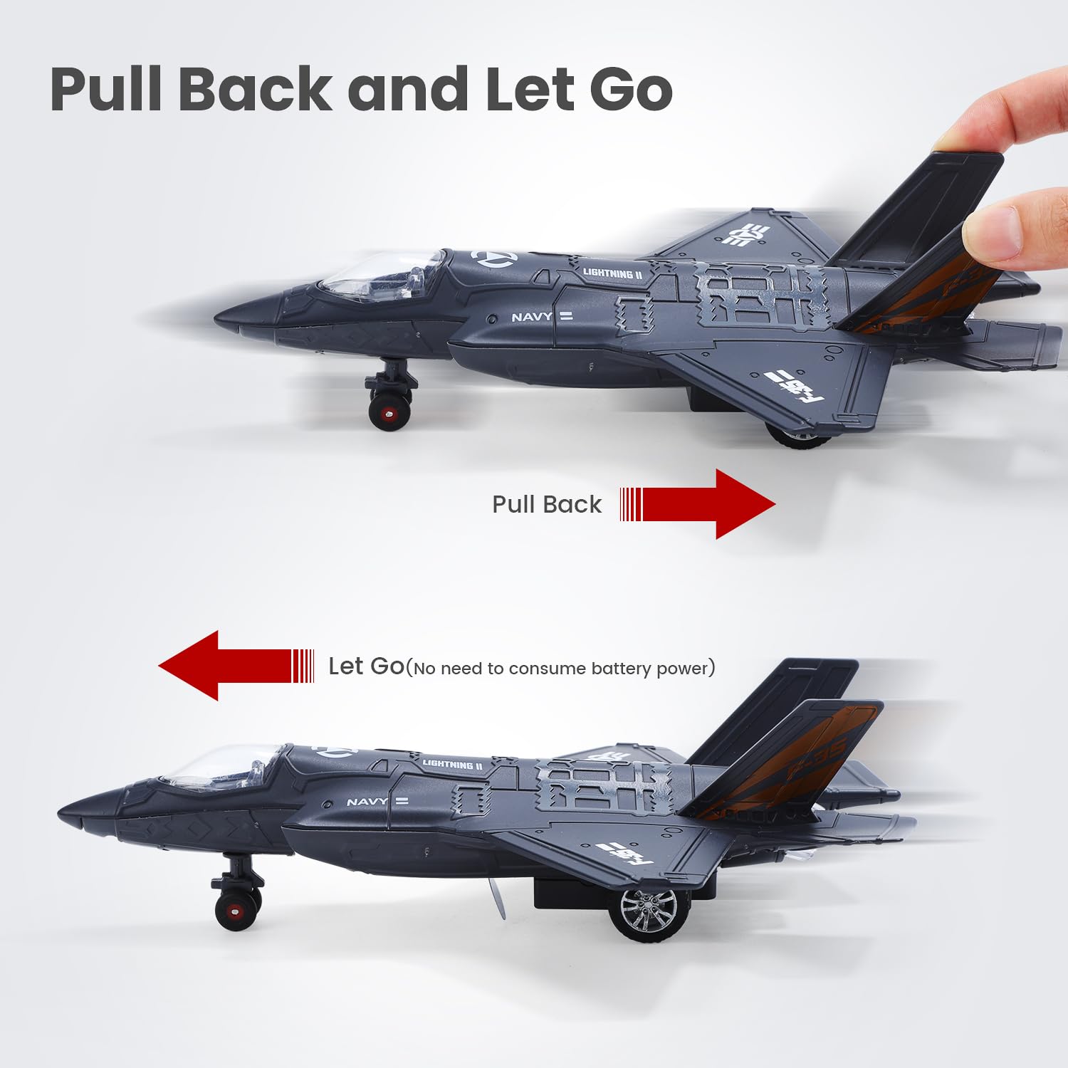 HOLYFUN Fighter jet gift set suits kids and collectors alike.