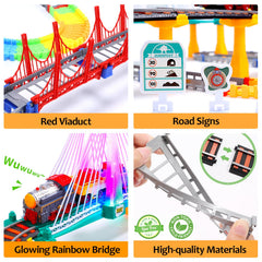 HOLYFUN dual-layer track setup for cooperative exploration