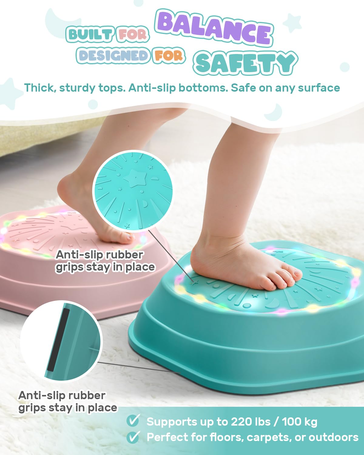 Holyton rechargeable battery pack included for extended playtime