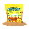 Home and Country USA Play Sand close-up texture shows fine grains for shaping.