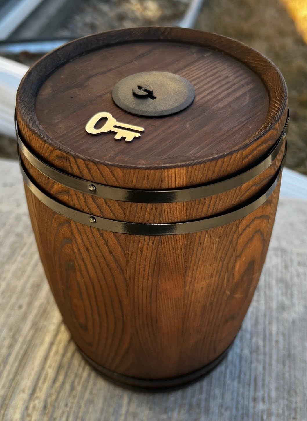 Piggy Bank for Adults fits home bars or offices as décor and storage.