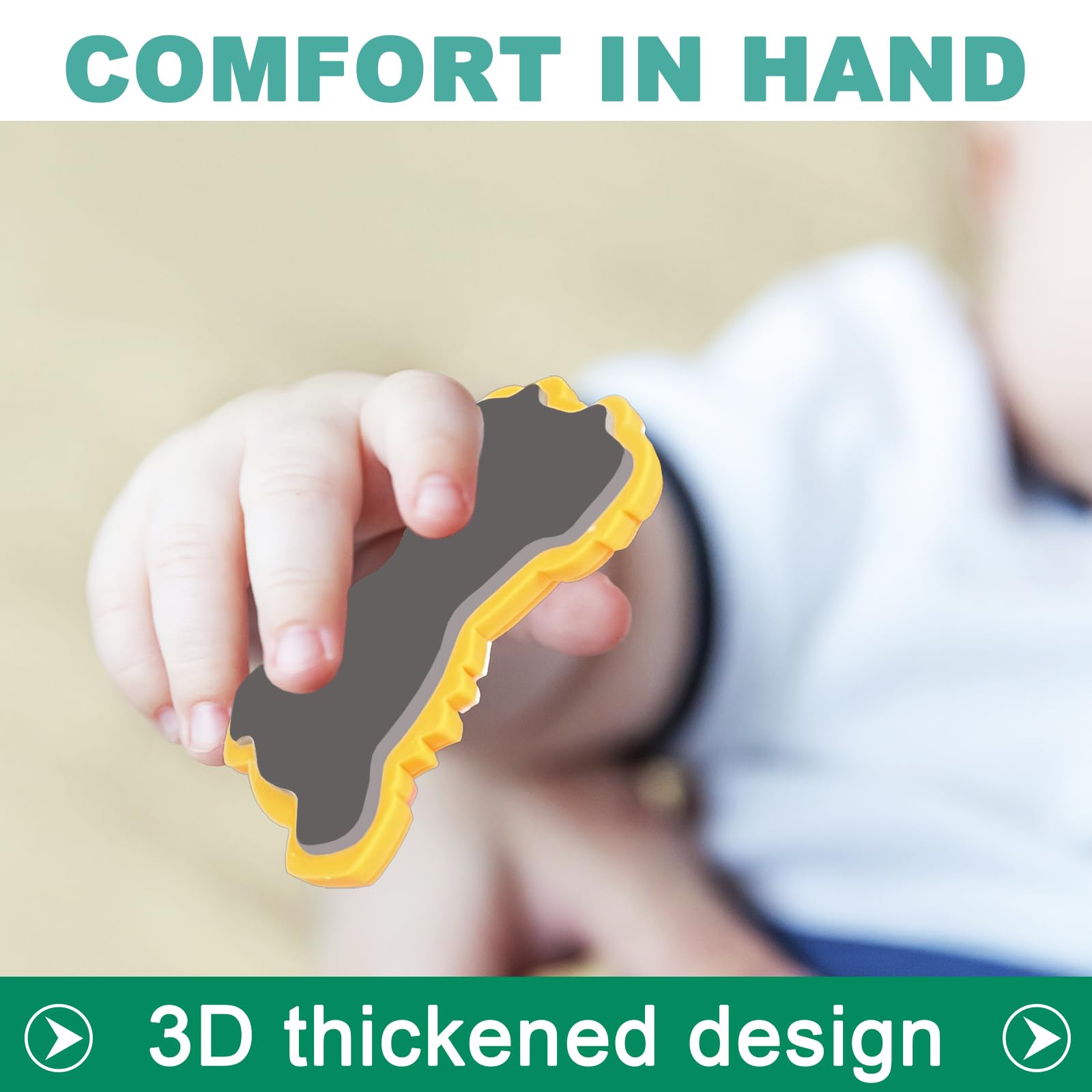 HOMEDISIAC magnets are easy to clean with water after playtime.