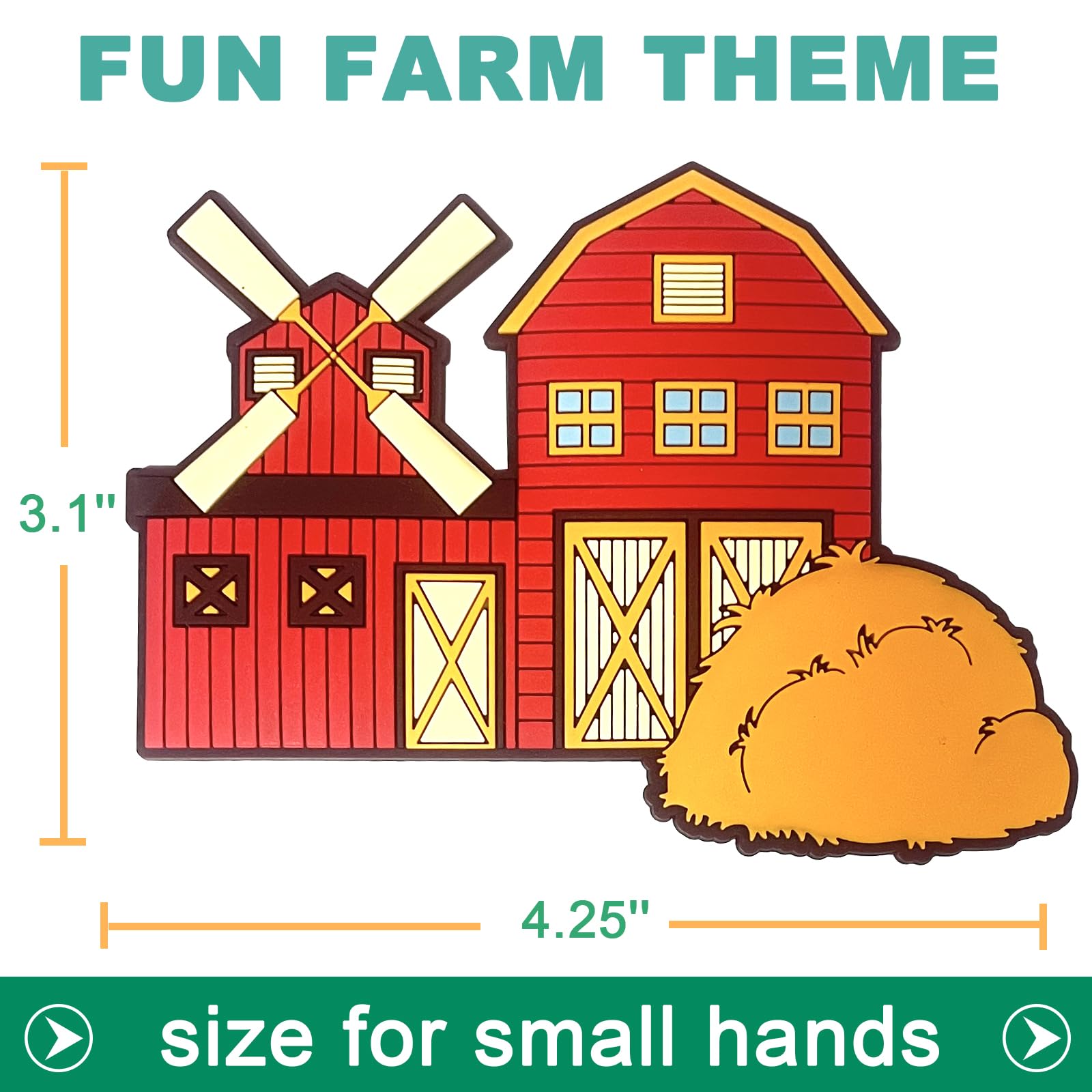 HOMEDISIAC full-back magnet design keeps pieces secure during busy toddler play.