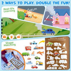 HomeEvolution play scene 1 inviting storytelling on a road-building site