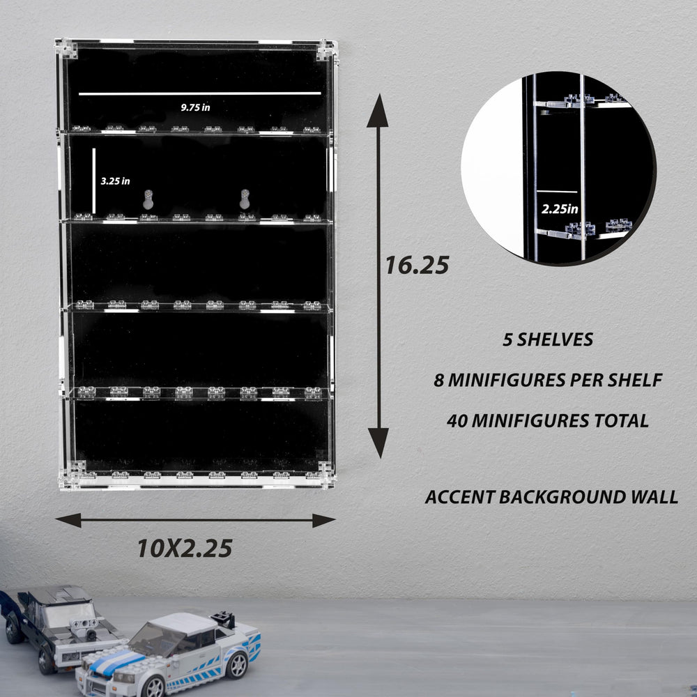 Homelodge black-background display enhances figure colors and visibility.