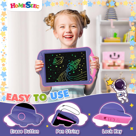 HOMESTEC Astrodraw colorful LCD-lines on the go, ideal for quick doodles.