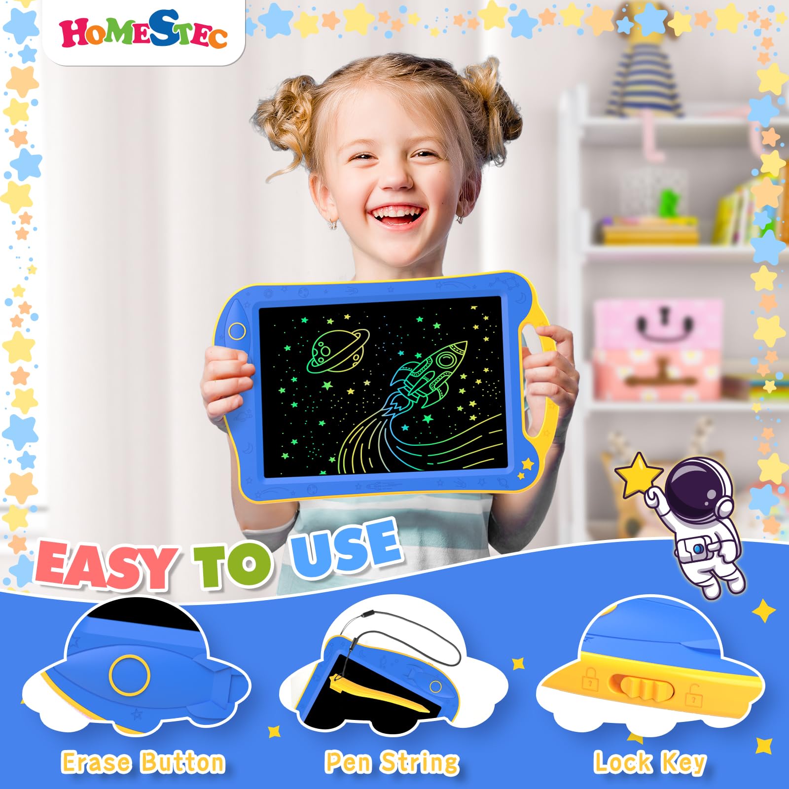 HOMESTEC Astrodraw lightweight stylus for easy drawing on the go