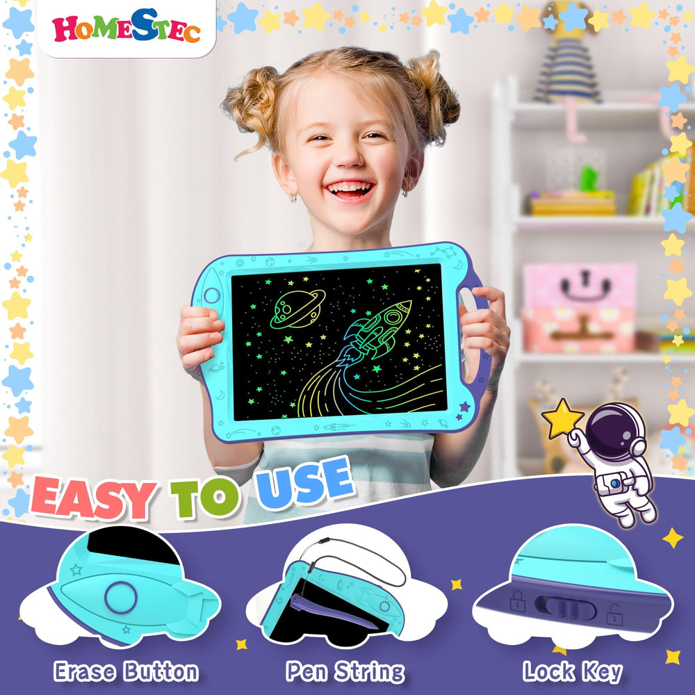 HOMESTEC Astrodraw purple space doodle screen for kids