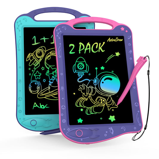 HOMESTEC Astrodraw space-theme tablet; perfect for travel and imaginative doodling.