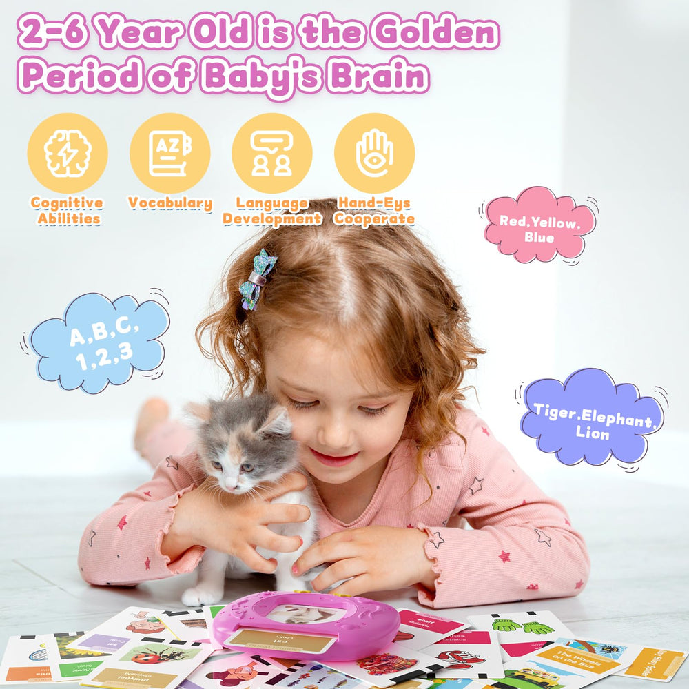 HOMESTEC bilingual flash cards highlight clear pronunciation and engaging illustrations for early literacy.