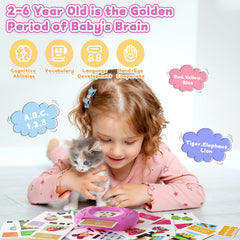 HOMESTEC bilingual flash cards highlight clear pronunciation and engaging illustrations for early literacy.