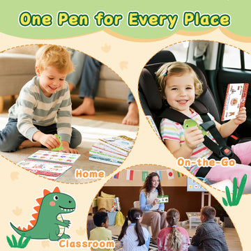 HOMESTEC portable storage rings organize cards and pen for learning on the go