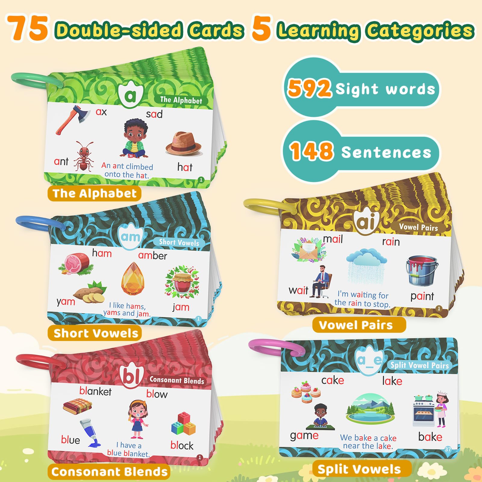 HOMESTEC tap-to-read stickers showcase fruits and animals for quick sound feedback