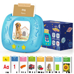 HOMESTEC Toddlers bilingual flash cards visuals support early English-Spanish word recognition at home.