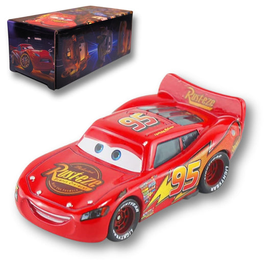 HOMETEAM SP die-cast racer 1:55 front view showcases glossy finish and child-safe design