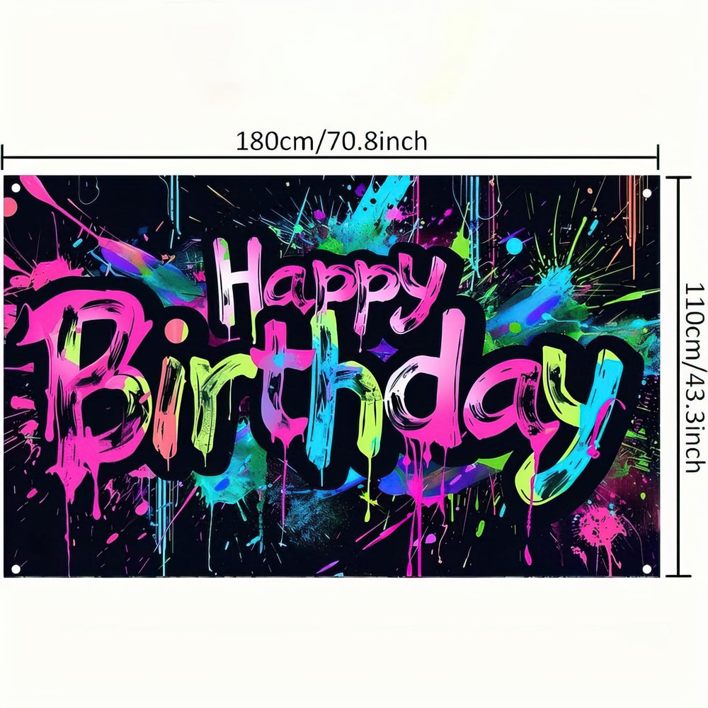 HOMETITUTE Banner with 19-Foot String for easy hanging and setup