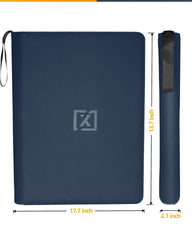 HOMEXPRO X PRO 1000+ acid-free non-PVC pages protect cards from wear.