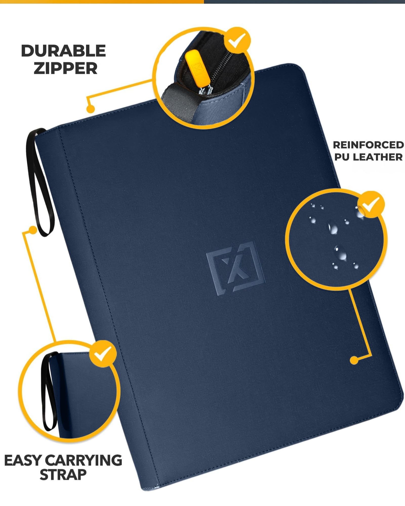 HOMEXPRO X PRO 1000+ binder includes 200 sleeves for immediate protection.