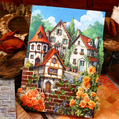 HOMICO dollhouse brick-wall-sticker collection enhances design options for tiny rooms