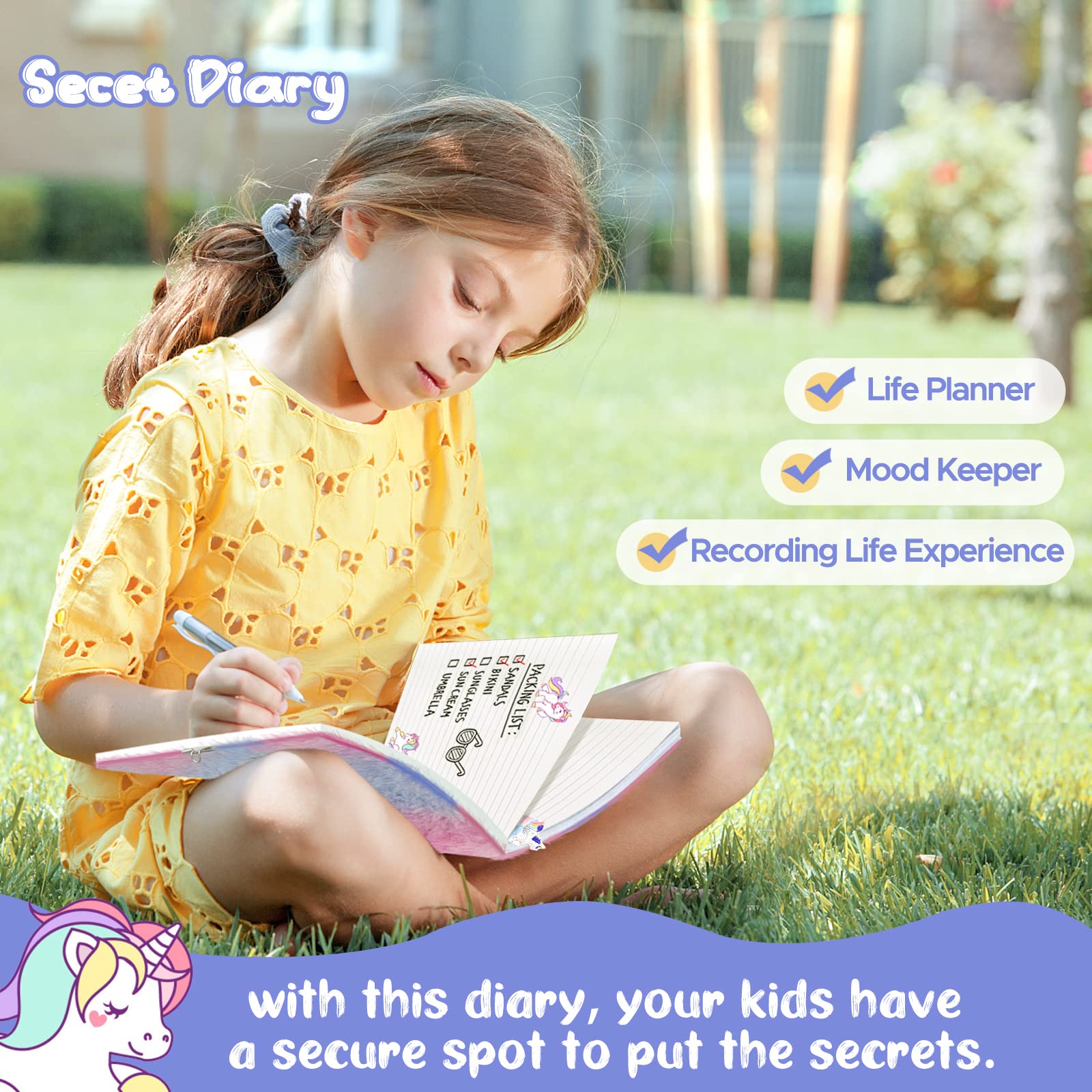 Homicozy 160 lined pages provide ample space for daily entries.