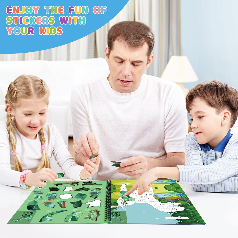 Homicozy animals sticker pages promote sharing during travel and car rides