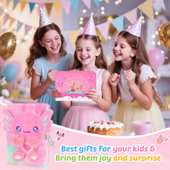 Homicozy axolotl diary gift box makes a ready-to-gift set.