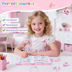 Homicozy axolotl diary ornaments glow for a magical vibe.