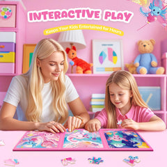 Homicozy axolotl magnetic puzzles magnets secure pieces for mess-free play