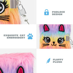 Homicozy Cat Diary 160 lined pages emphasizing smooth writing surface