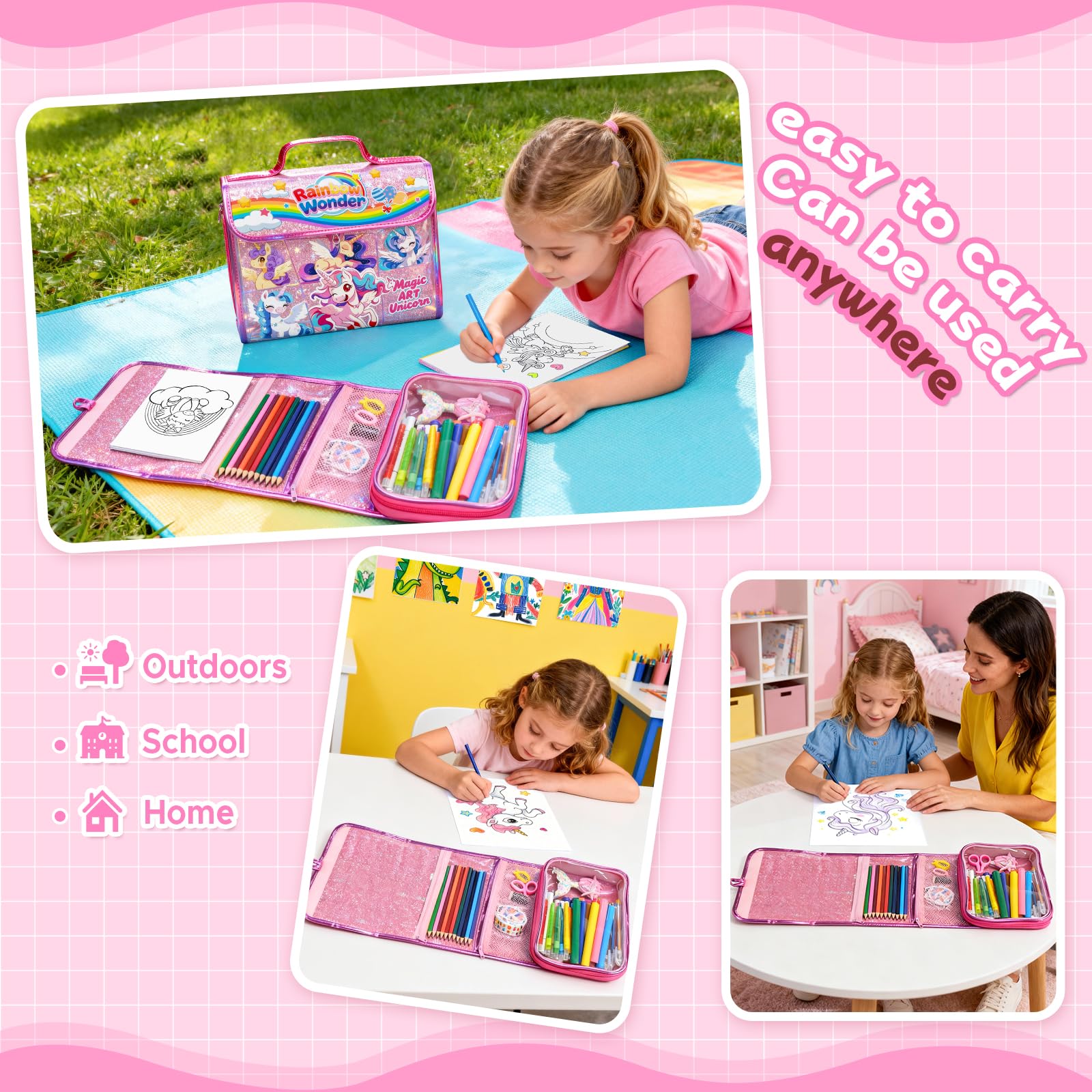 Homicozy 12-pack colored pencils for precise shading and detail.