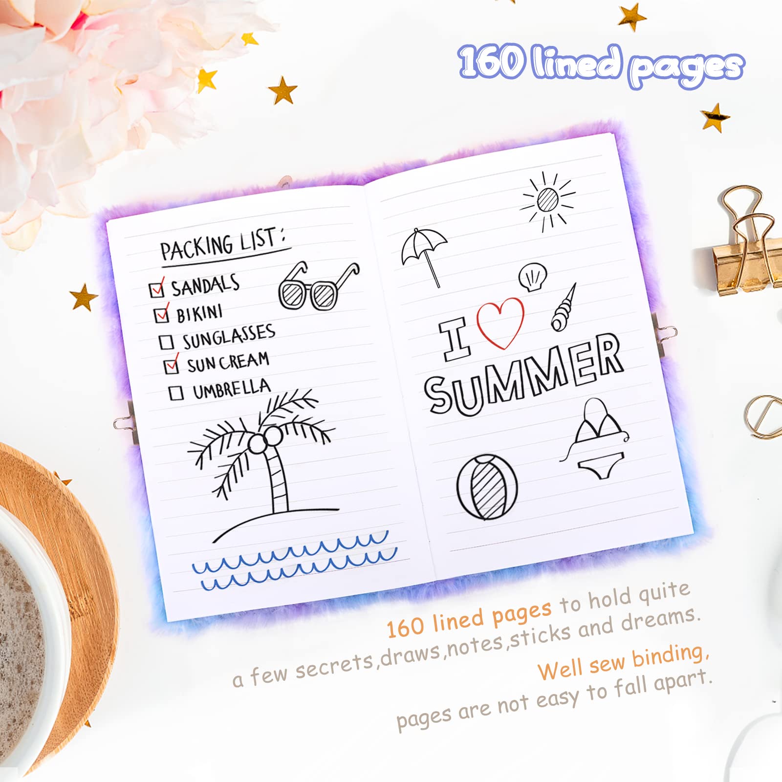 Homicozy Diary Lock feature enables quick privacy for notes.