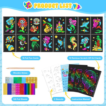 Homicozy colorful foil sheets for vibrant, mess-free art projects.