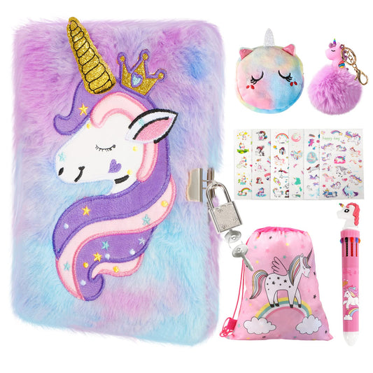Homicozy Kids Unicorn Diary with Lock keeps secrets safe for imaginative writing.