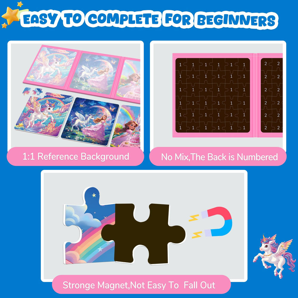Homicozy magnetic puzzles road-trip activity kit keeps kids engaged on trips