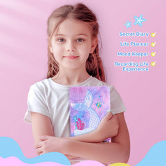 Homicozy Mermaid Diary embroidery and sequins add sparkle for self-expression