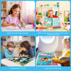 Homicozy oceans sticker paint book: sea-life themes spark curiosity and sensory exploration.