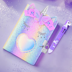 Homicozy unicorn diary helps keep secrets safe when closed with the lock.