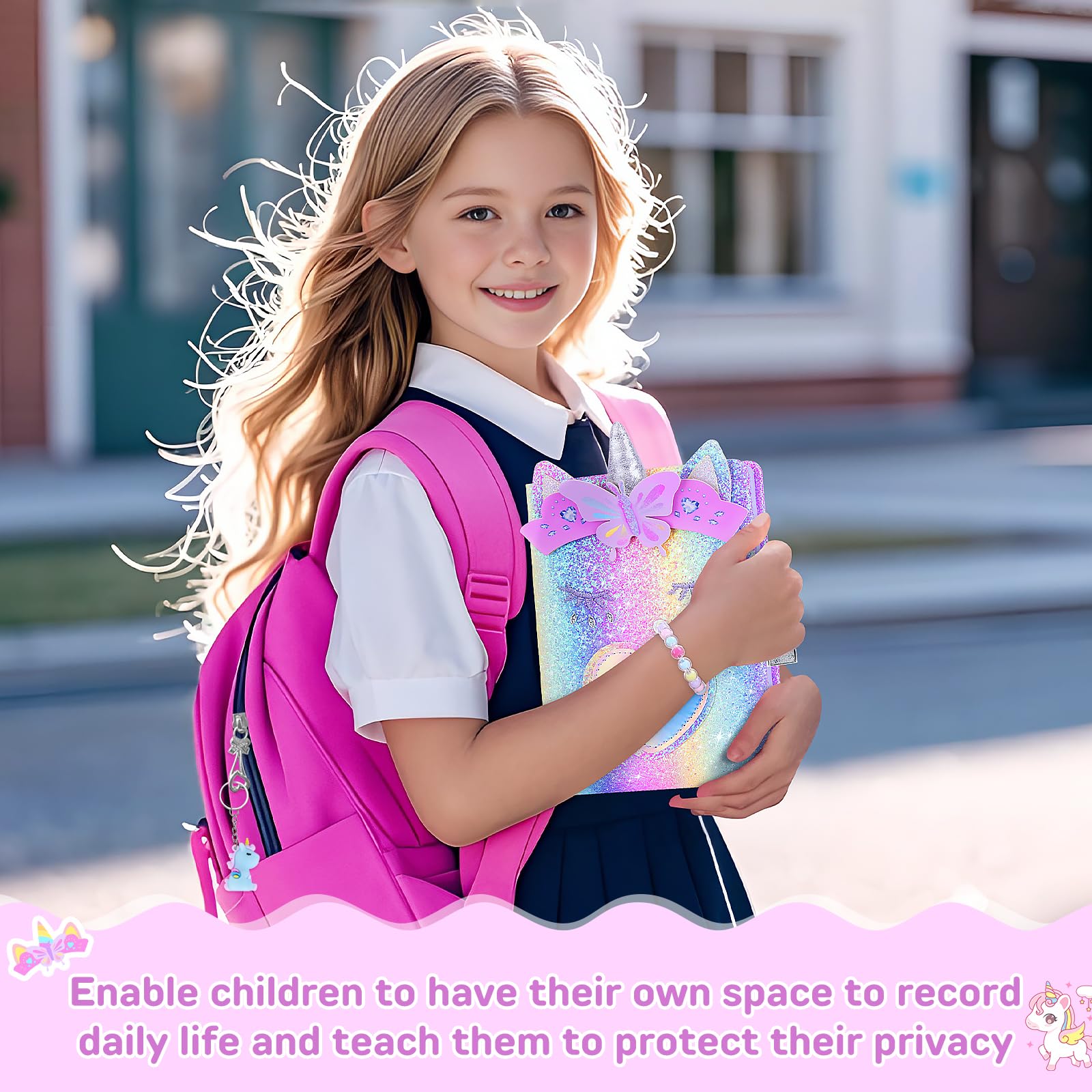 Homicozy unicorn diary makes a thoughtful gift for birthdays and back-to-school.