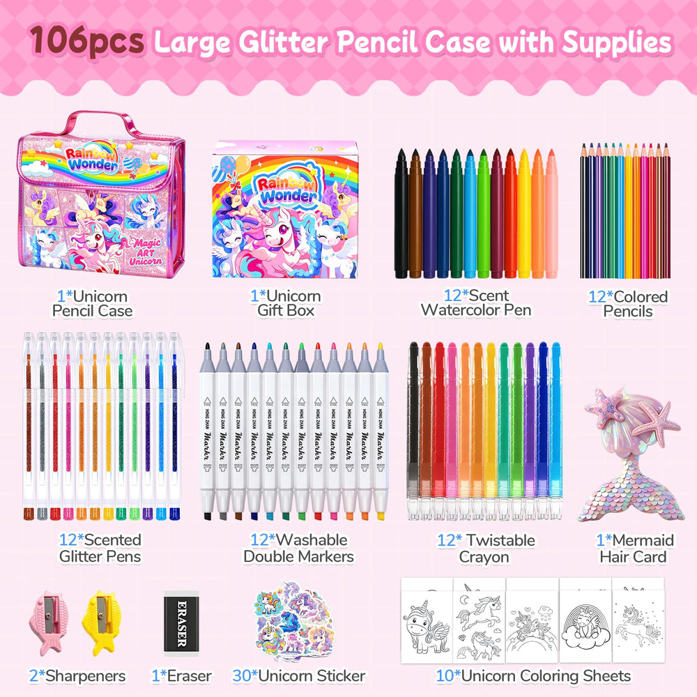 Homicozy 12-pack washable double-headed markers are easy to clean after doodling.