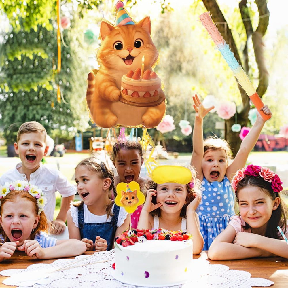 Homie Finds cat themed party decor adds cute charm