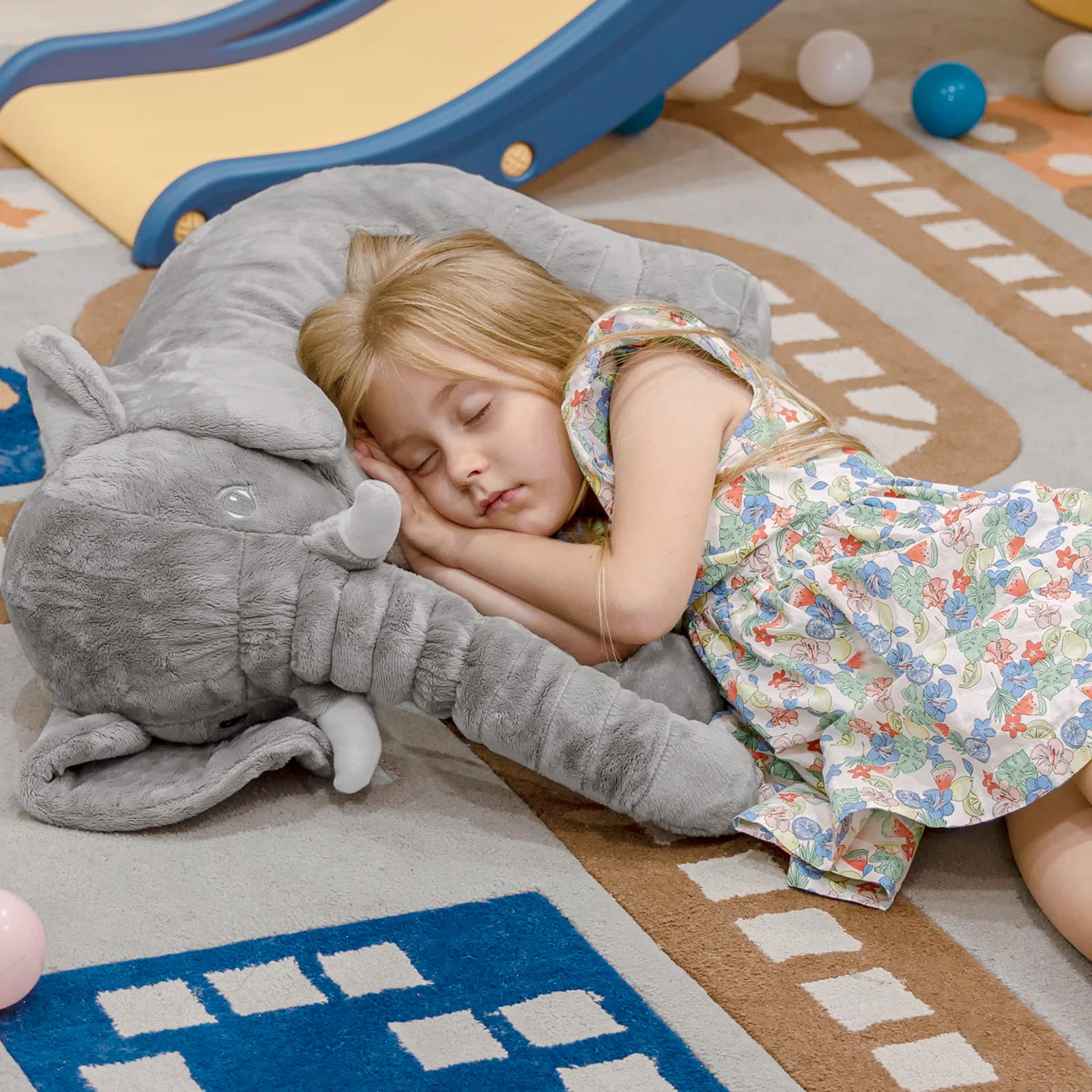 Homily elephant bedtime buddy for adults, ideal for movie nights or winding down.