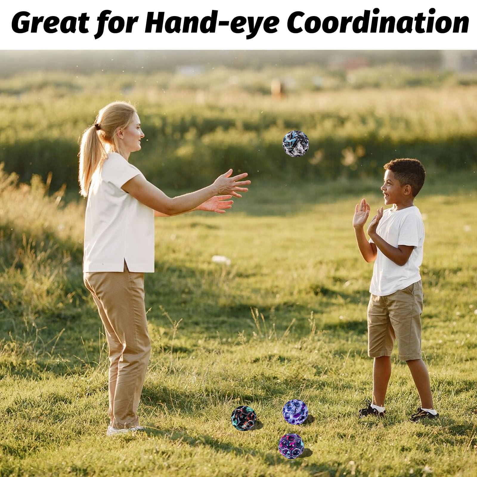 HOMQYTE outdoor-friendly ball ideal for family time and garden games.